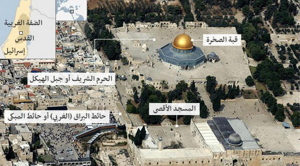 بنى الخليفة عبدالملك بن مروان مسجد قبة الصخرة في فلسطين